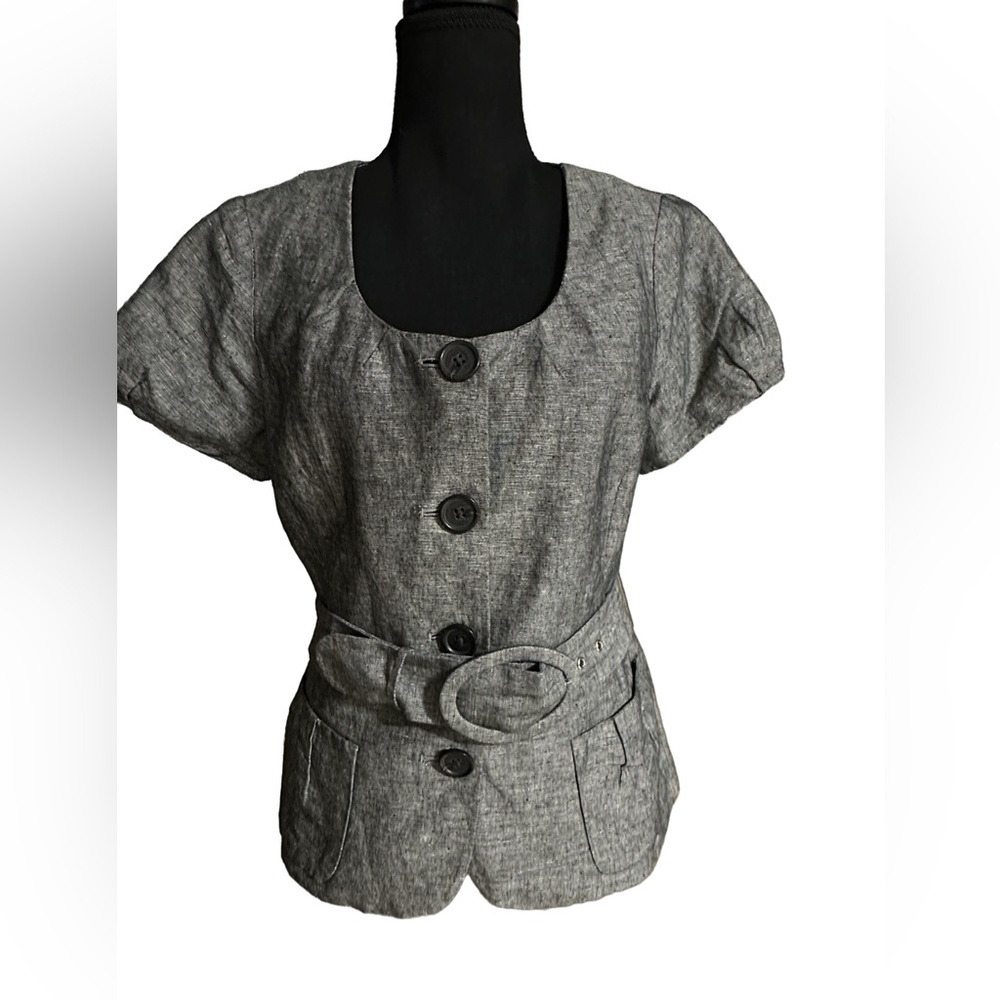 Banana Republic - Crop grey blazer